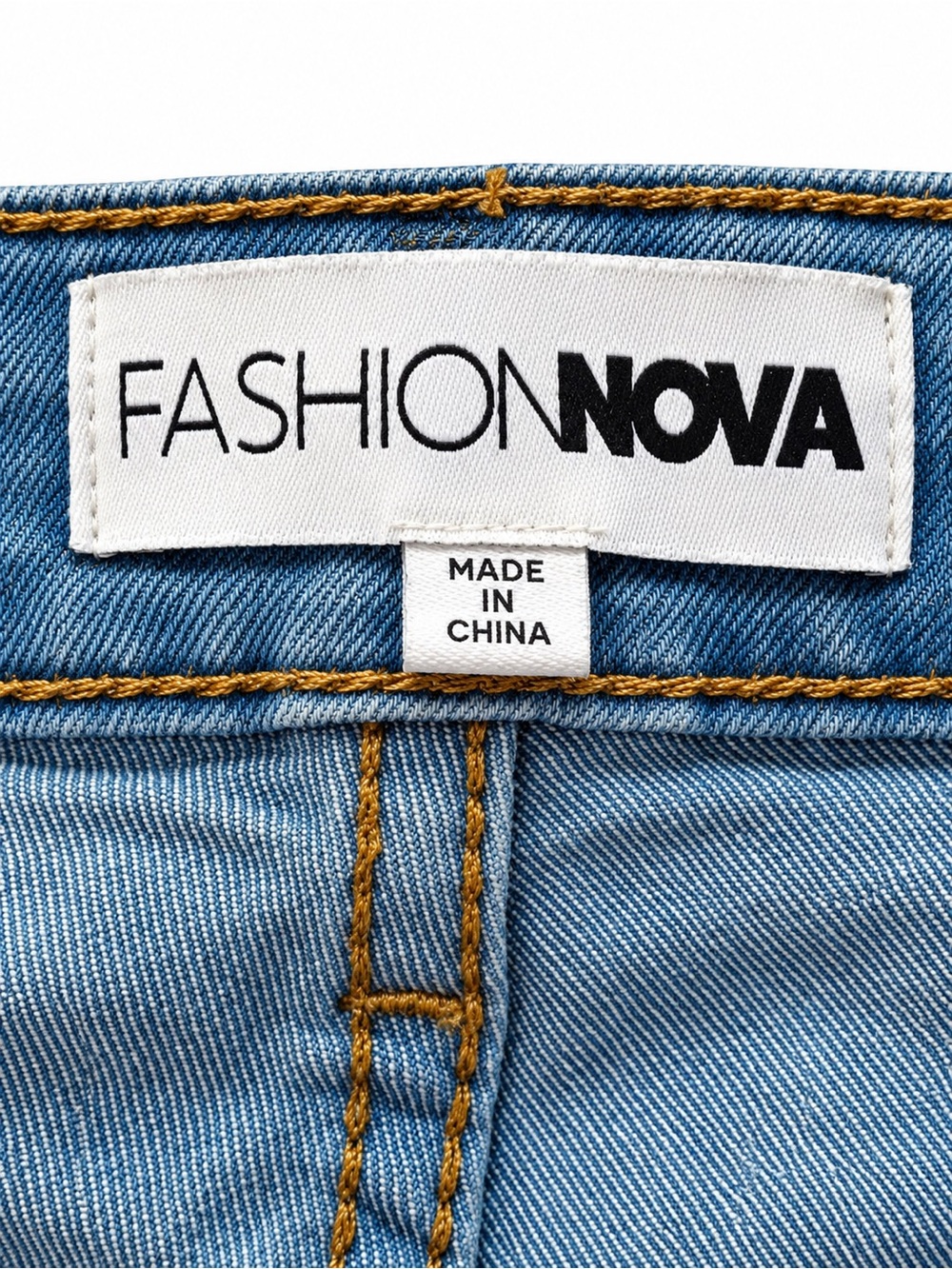 Fashion Nova Light Blue High-Rise Flared Jeans size 7 - Picture 2 of 5